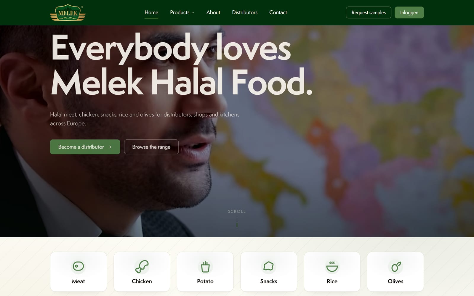 The Melek Halal Food trade catalog